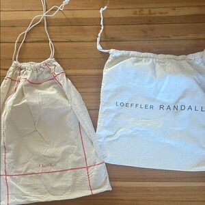 Clare V. Snd Loeffler Randall Shoe Dust Bag Set Pair of 2